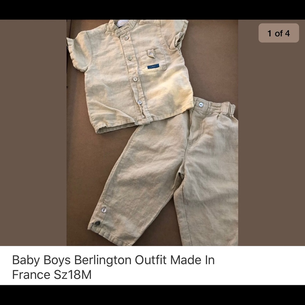Baby boys outfit made in France